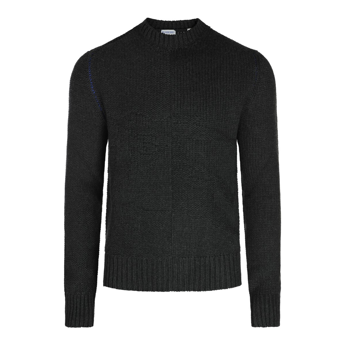 DARK GREY WOOL KNITWEAR