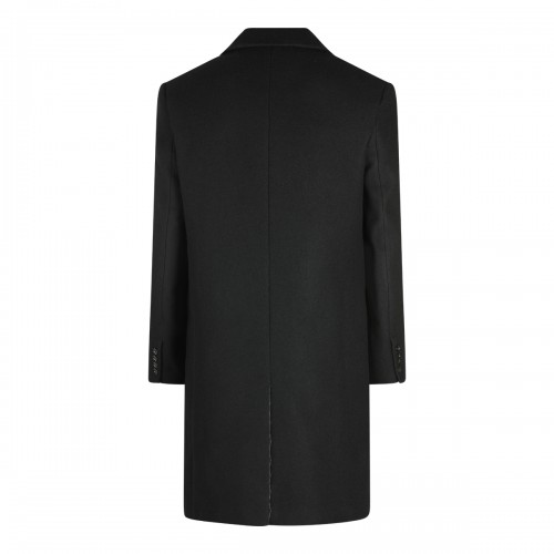 BLACK WOOL COAT