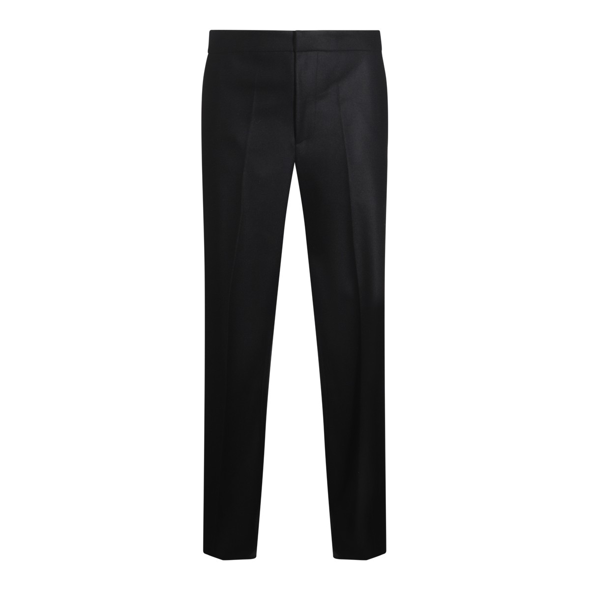 BLACK WOOL PANTS