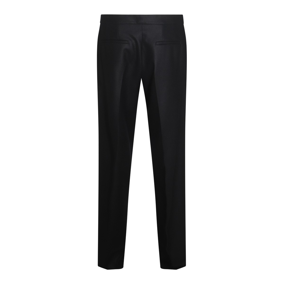 BLACK WOOL PANTS