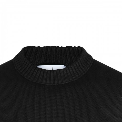 BLACK COTTON KNITWEAR