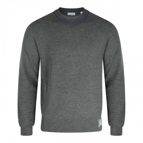 GREY WOOL KNITWEAR