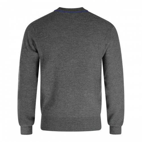 GREY WOOL KNITWEAR