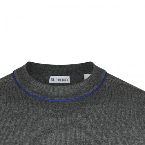 GREY WOOL KNITWEAR