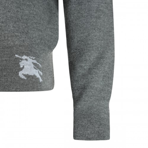 GREY WOOL KNITWEAR