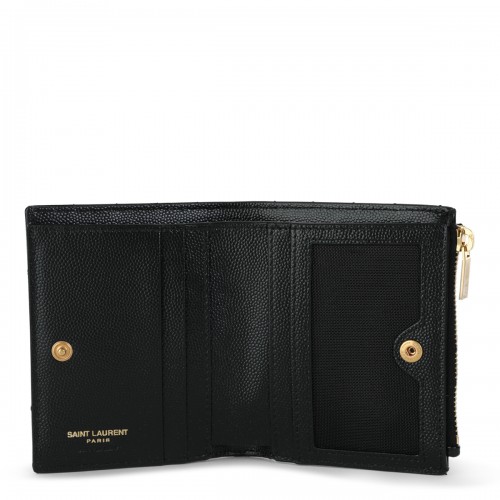 BLACK LEATHER WALLET