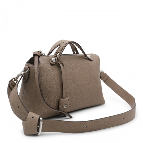 BEIGE LEATHER BY THE WAY BAG