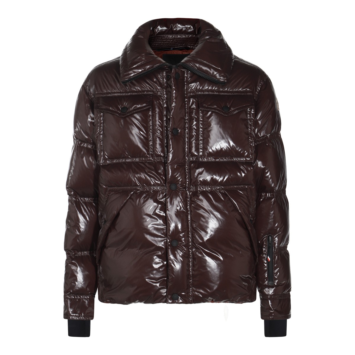 DARK BROWN DOWN JACKET