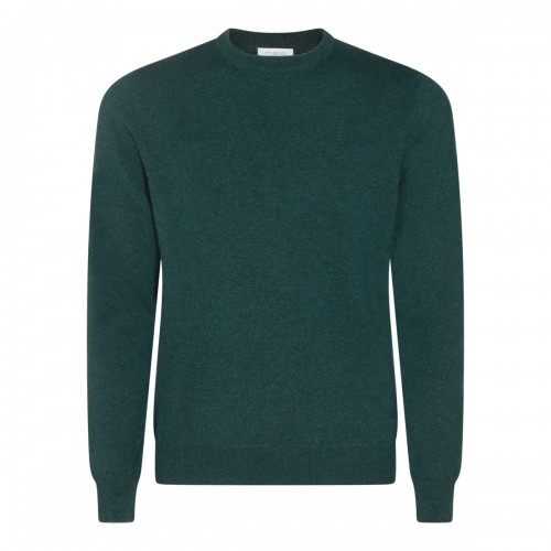 DARK GREEN WOOL KNITWEAR