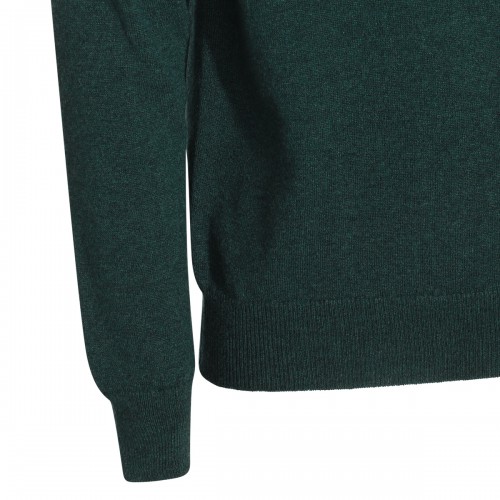 DARK GREEN WOOL KNITWEAR