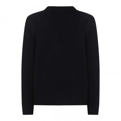 NAVY BLUE WOOL KNITWEAR