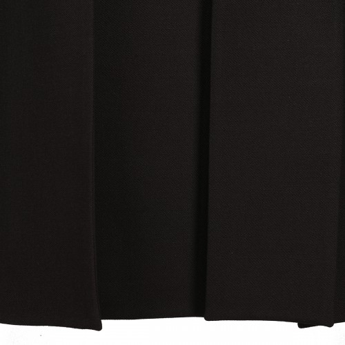 BLACK WOOL SKIRT