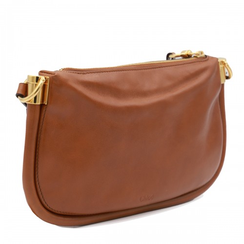 BROWN LEATHER PARATY 24 CROSSBODY BAG