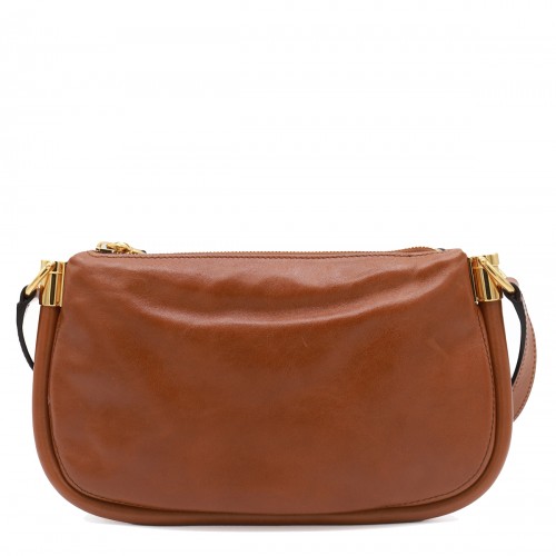 BROWN LEATHER PARATY 24 CROSSBODY BAG