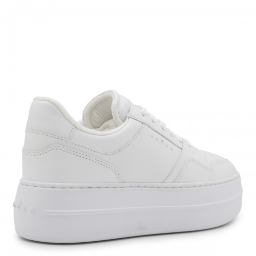 WHITE LEATHER SNEAKERS