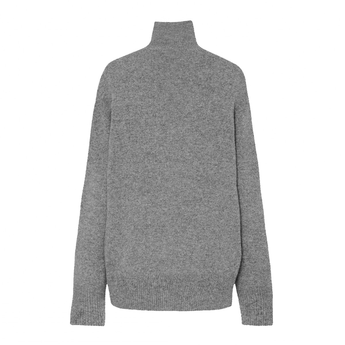 GREY WOOL KNITWEAR