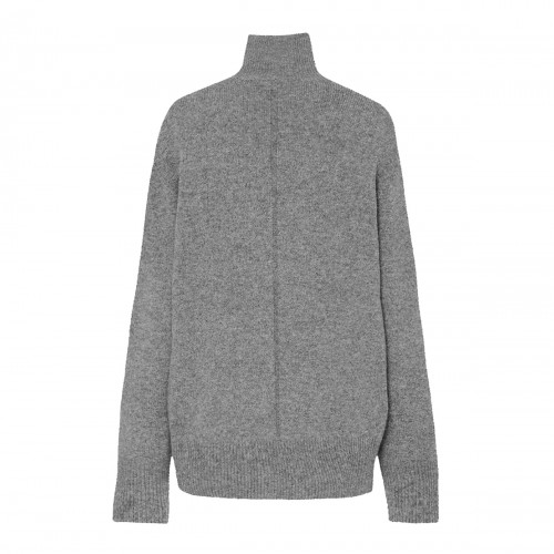 GREY WOOL KNITWEAR