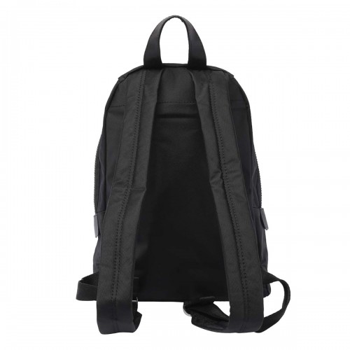 BLACK NYLON THE BIKER MEDIUM BACKPACK