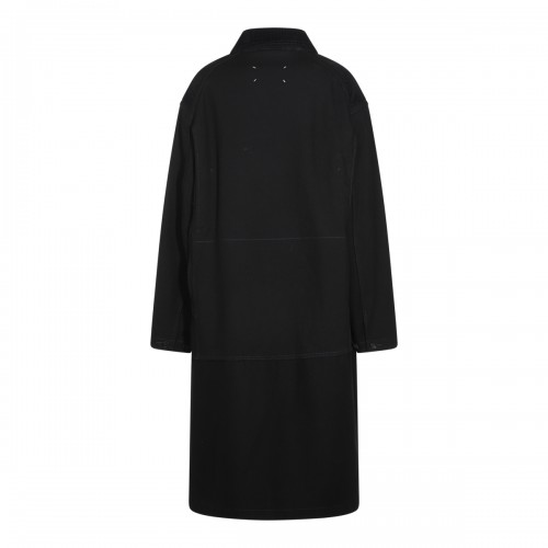 BLACK WOOL COAT