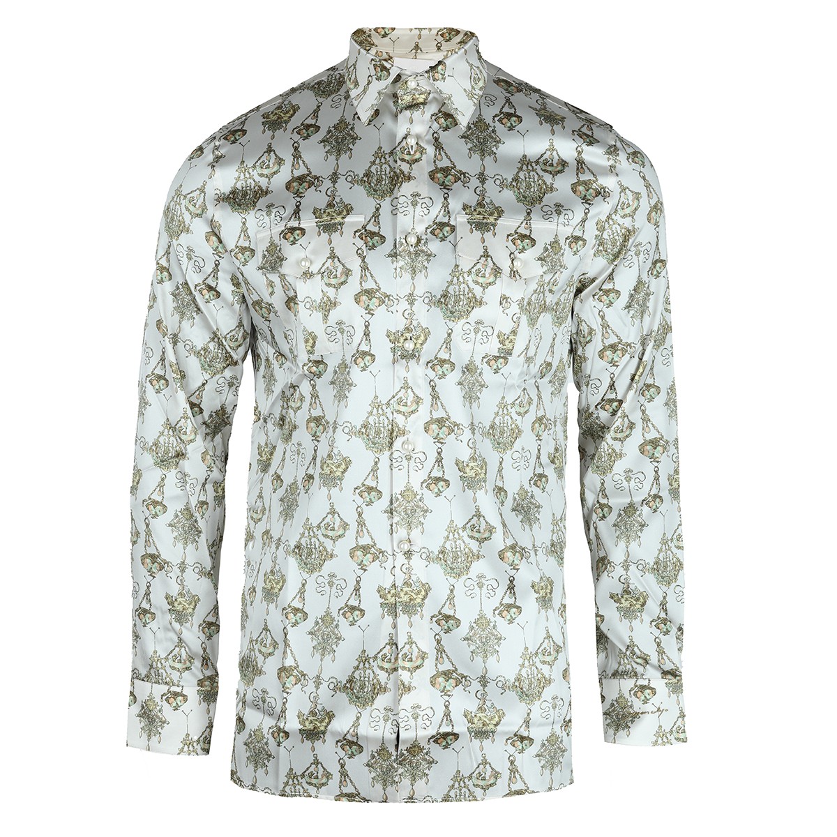 CREAM SILK SHIRT