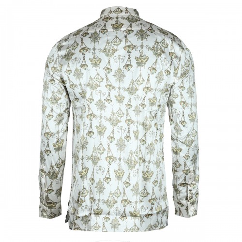 CREAM SILK SHIRT 2