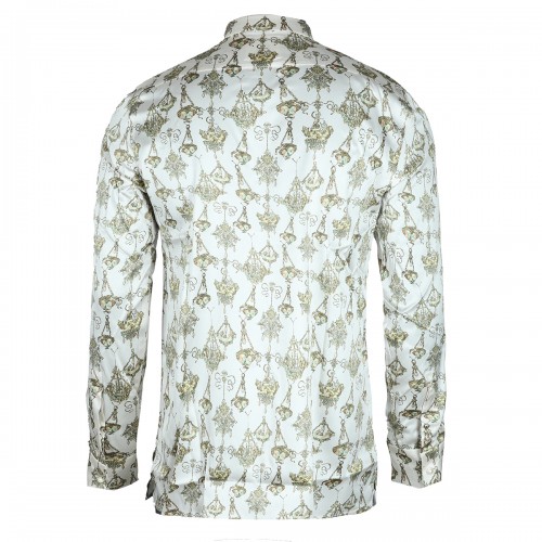 CREAM SILK SHIRT