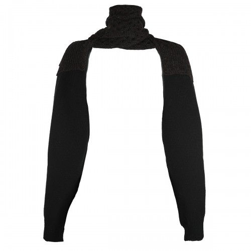 BLACK WOOL KNITWEAR