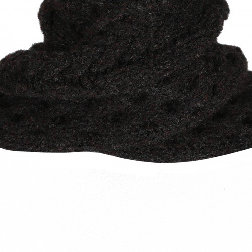 BLACK WOOL KNITWEAR