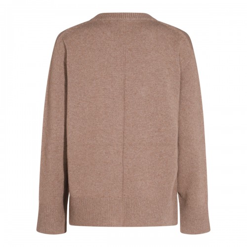 BEIGE WOOL KNITWEAR