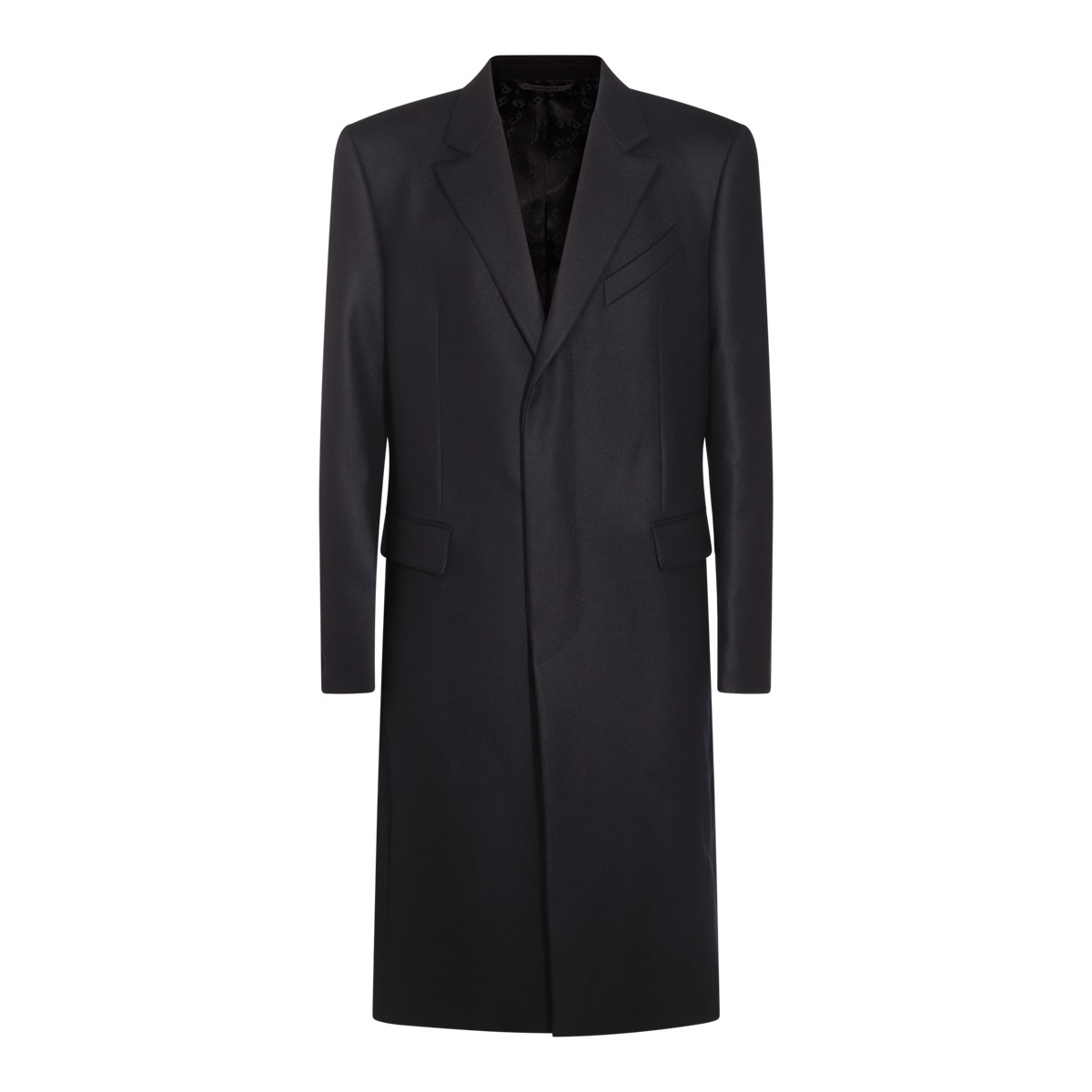 DARK BLUE WOOL COAT