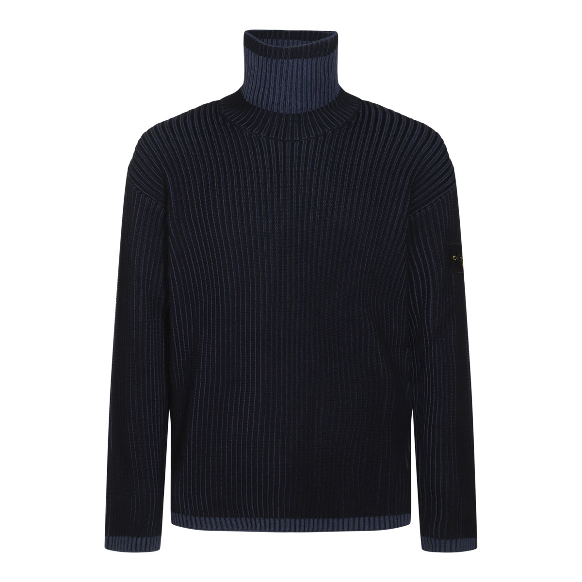 DARK BLUE WOOL KNITWEAR