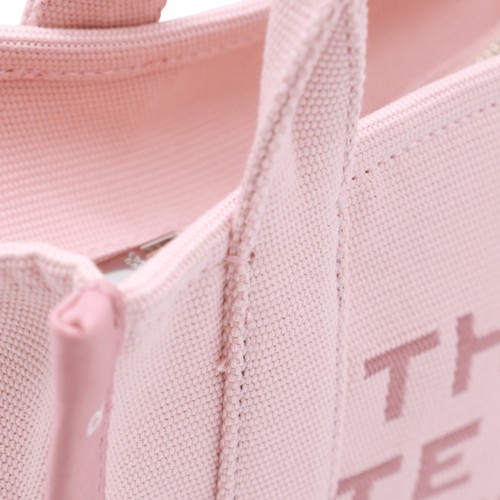 PINK CANVAS TOTE BAG