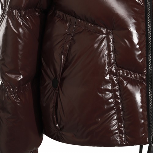 DARK BROWN DOWN JACKET