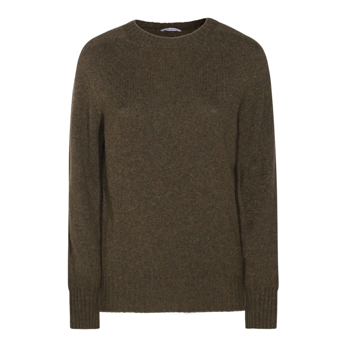 BROWN WOOL KNITWEAR