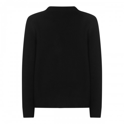 BLACK WOOL KNITWEAR