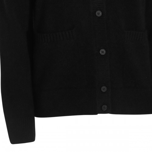 BLACK WOOL KNITWEAR