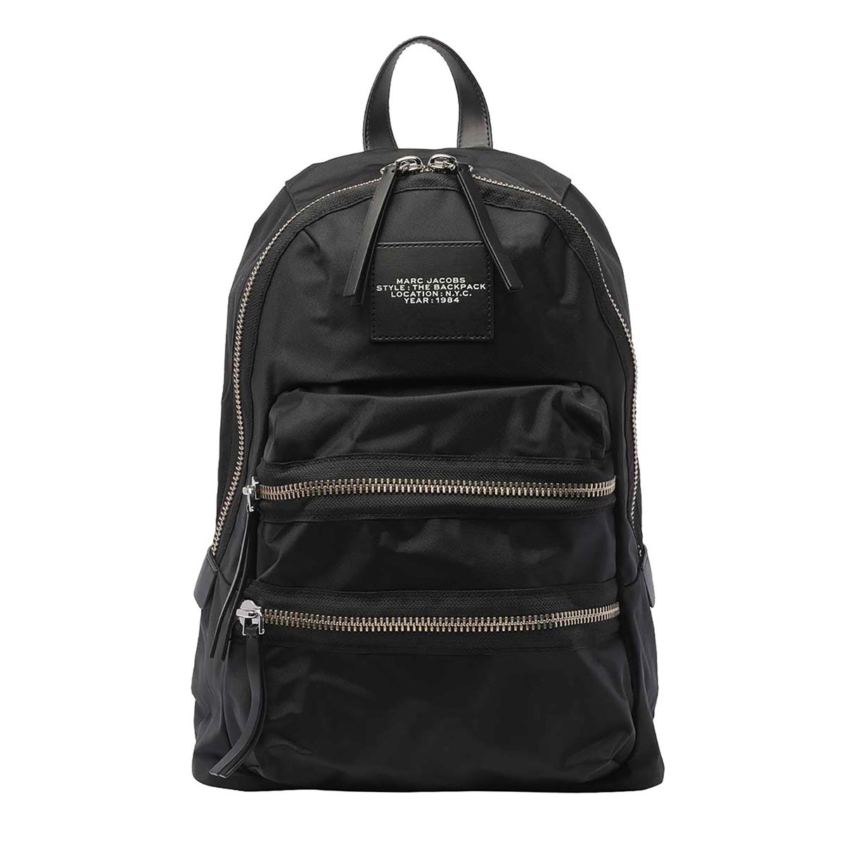 BLACK NYLON THE LARGE BACKPACK