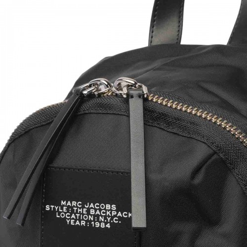 BLACK NYLON THE LARGE BACKPACK