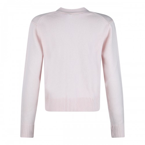 LIGHT PINK WOOL KNITWEAR