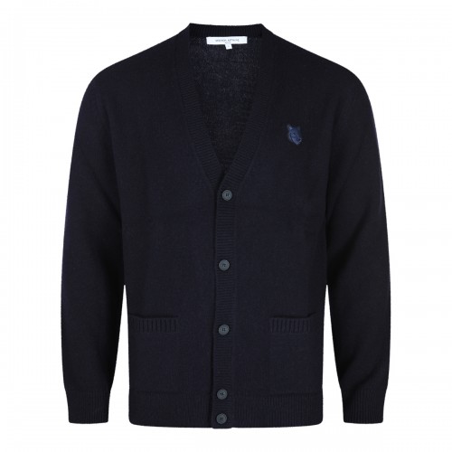 NAVY BLUE WOOL KNITWEAR