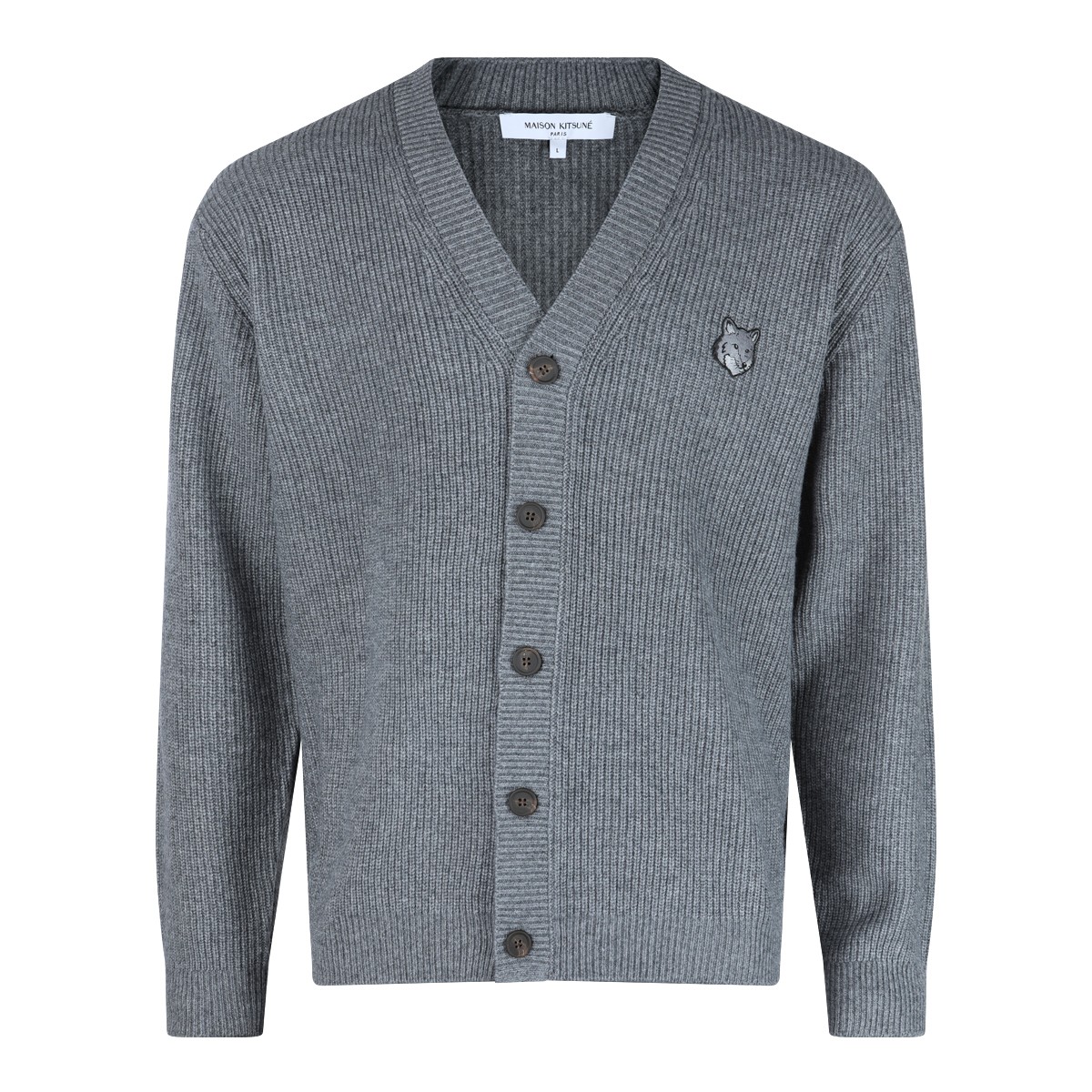 GREY WOOL KNITWEAR