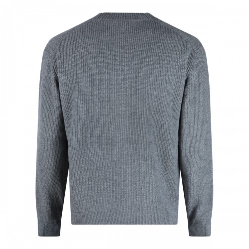 GREY WOOL KNITWEAR