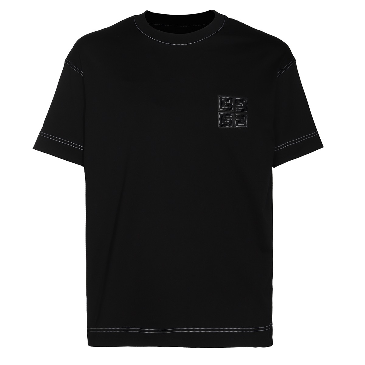 BLACK COTTON T-SHIRT