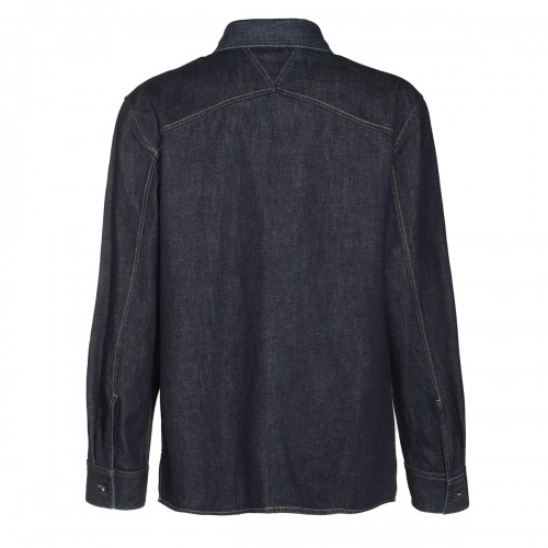 DENIM INDIGO COTTON SHIRT