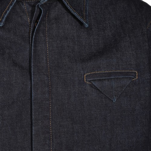 DENIM INDIGO COTTON SHIRT