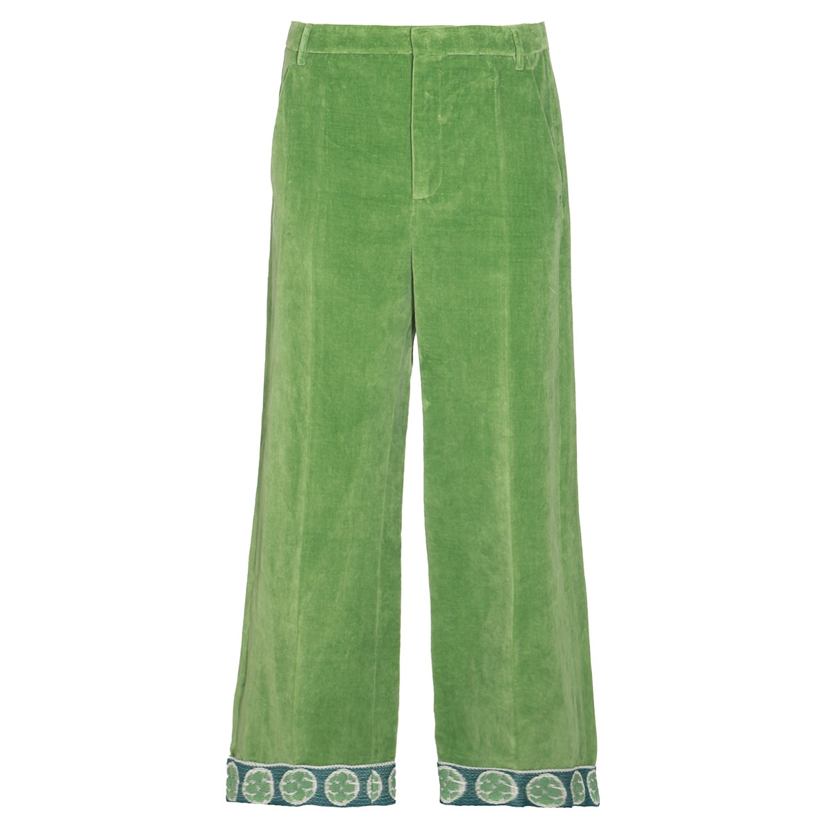 GREEN COTTON PANTS