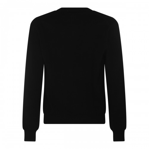 BLACK WOOL JUMPER