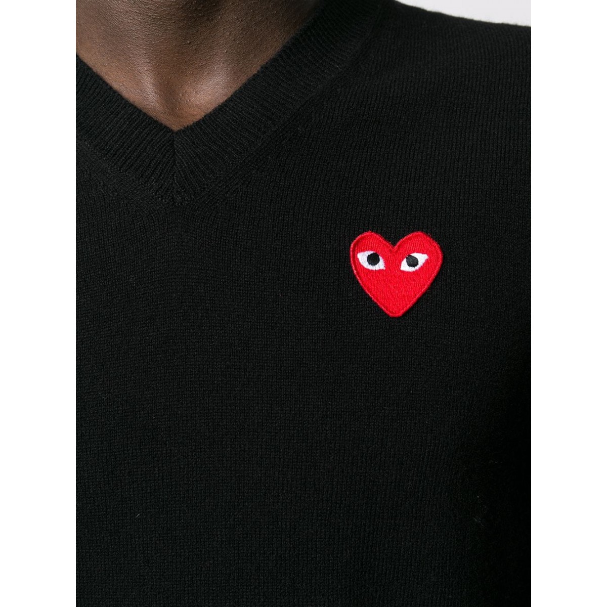 BLACK WOOL JUMPER