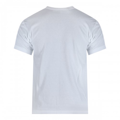 WHITE COTTON T-SHIRT