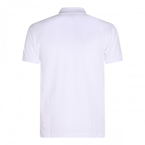 WHITE COTTON POLO SHIRT